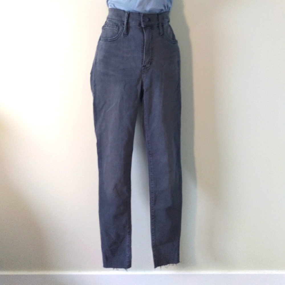 MADEWELL 10" HIGH-RISE SKINNY JEAN WITH MAGIC POCKETS NWT RAW HEM FAIR TRADE